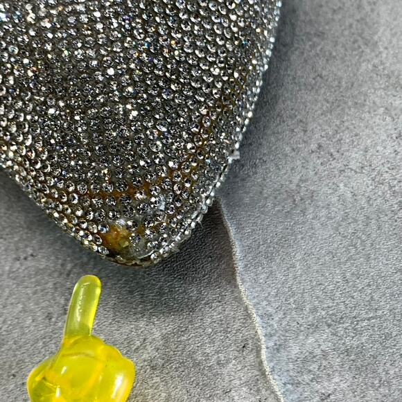 INC INTERNATIONAL CONCEPTS Women's Silver Rhinestone Zitah Pointed-Toe Pumps SZ6 - Picture 6 of 9